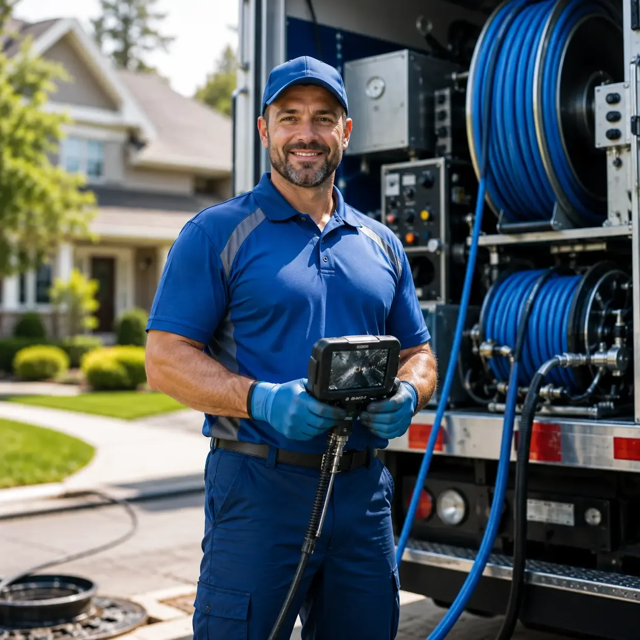 Local outdoor drain cleaning specialists in Champion, MI